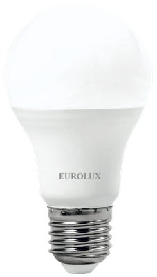 Лампа светодиодная LL-E-A60-15W-230-6K-E27 (груша, 15Вт, холод., Е27) Eurolux 76/2/74
