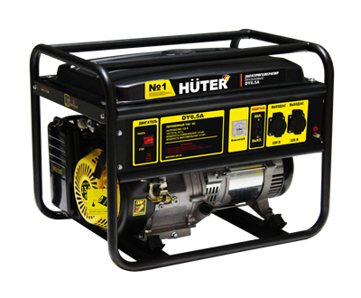 Электрогенератор бензиновый DY6.5A Huter 64/1/57