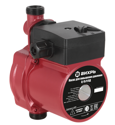 Насос для повышения давления Вихрь Ц-15/9 ПД 68/7/13