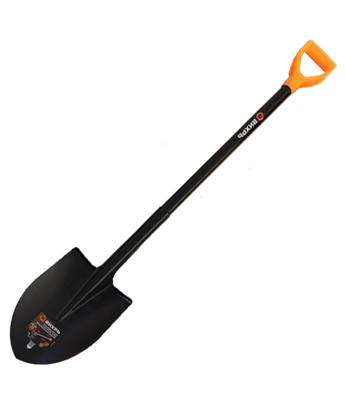 Штыковая лопата Вихрь с изогнутой тулей, металлический черенок 73/7/1/7