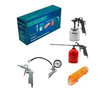 Набор пневмоинструмента Electrolite 5 предметов 849