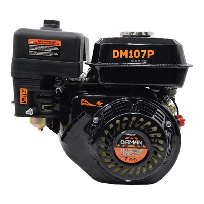 Двигатель бензиновый DAMAN DM107P20 вал 20мм 2412