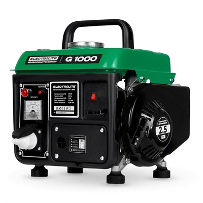 Бензиновый генератор Electrolite G 1000 с двухтактным двигателем 2729