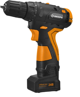 Дрель-шуруповерт аккумуляторная Вихрь ДА-18Л-2КУ/Б (бесщеточный двигатель) 72/14/23