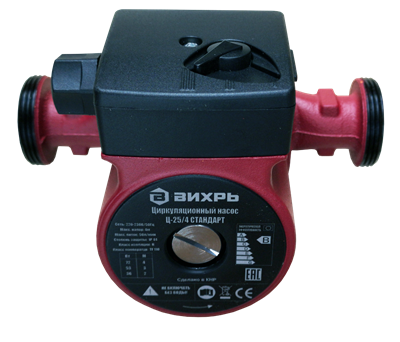 Циркуляционный насос Вихрь Ц-25/4 СТАНДАРТ 68/7/6