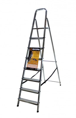 Стремянка стальная ВИХРЬ СС 1х8 73/5/1/12