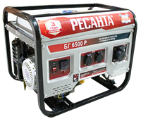 Электрогенератор БГ 6500 Р Ресанта 64/1/45